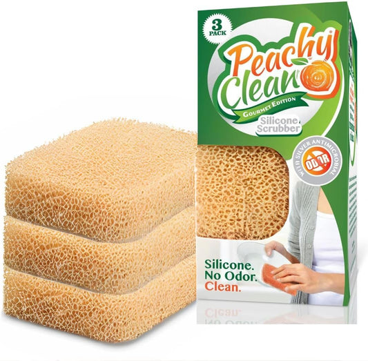 Peachy Clean Kitchen Scrubber Fragrance Free 3pk