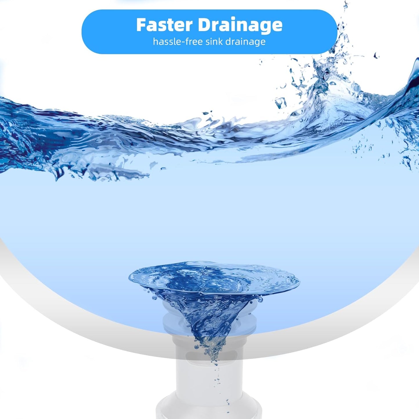 Hibbent 2 Pack Universal Bathroom Sink Drain Stopper, Pop Up Drain Strainer with Overflow, Push and Seal Sink Plug with Basket for Lavatory Vanity Vessel, Anti-Clogging Strainer, Oil Rubbed Bronze