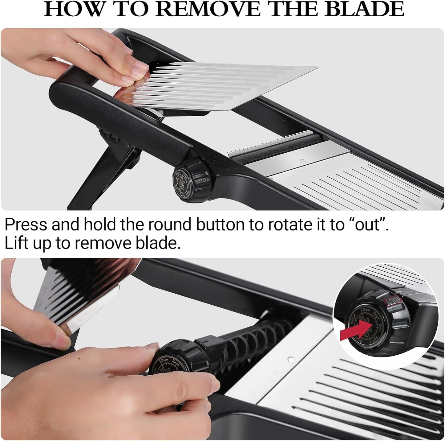 Mandoline Slicer,Masthome Mandoline Food Slicer for Kitchen,Adjustable Mandolin Food Slicer, Potato Cutter,Vegetable Cutter,Onion Mandalins,French Fry Cutter Julienne Slicer-Send Cut Resistant Gloves