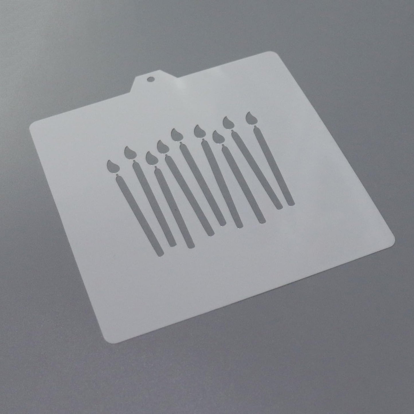 Birthday Candle Cookie cutter and stencil set Baking stencils and cutters bundle DIY bakery decorating kit Cookie cutter with stencils Icing stencil BIRTHDAY CANDLES CUTTER/STENCIL)