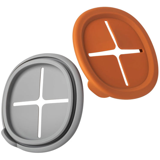 Moonkie Baby Storage Container Snack Lids for 8 oz | 2 Pack