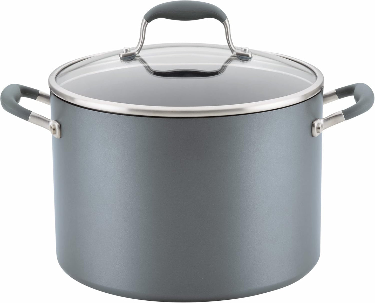 Anolon Advanced Home Hard-Anodized Nonstick Open Stock Cookware (10 Qt Stock Pot, Moonstone)