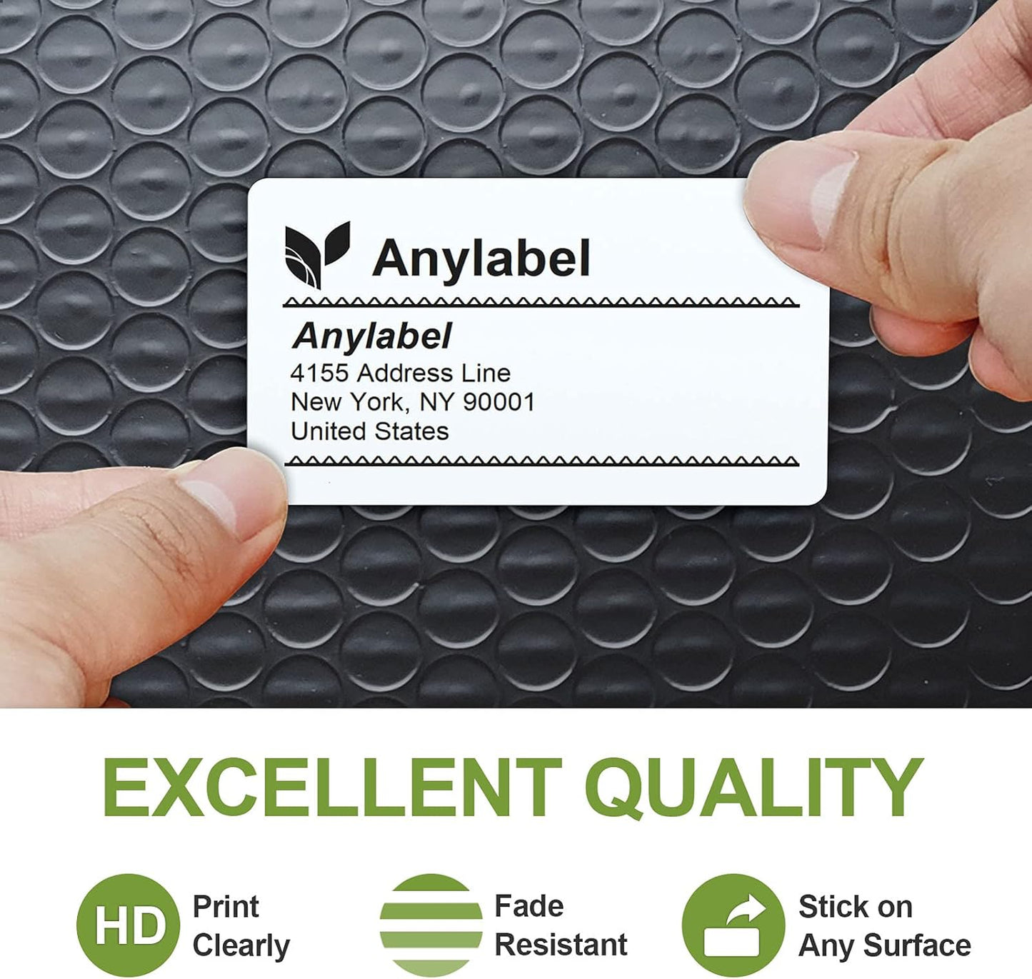 Compatible 4" x 2" Direct Thermal Labels Replacement for Barcodes Postage Address Shipping Compatible with Rollo & Zebra Desktop Printers Adhesive & Perforated (12 Rolls, 750 Labels/Roll)