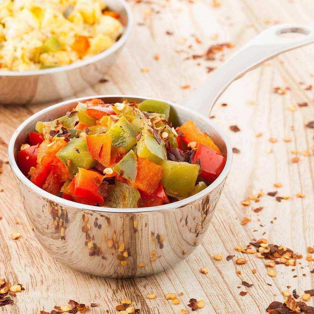 Restaurantware 7 Inch x 3.4 Inch Small Saucepan 1 Round Small Pot For Cooking - With Handle Stain Resistant Silver Stainless Steel Kitchen Saucepan Dishwasher Safe For Sauces Creams Or Dips