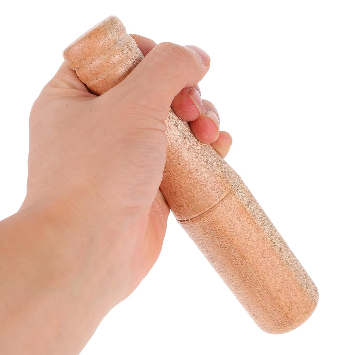 Wooden Pestle Professional Artisan Hardwood Pestle Food Grinding Stick Tool for Bartender and Home Use (Random Color)