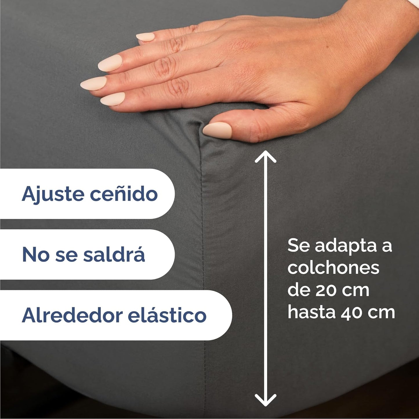 Cal King Size 4 Piece Sheet Set - Comfy Breathable & Cooling Bed Sheets Set - Hotel Luxury Bedding for Women, Men, Kids, Teens, Boys & Girls - Deep Pockets, Soft, Wrinkle Free - Oeko-Tex - Charcoal