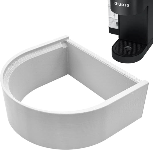 Drip Tray Mug/Cup Riser Made for the Keurig to Reduce Splashes - Riser Only (White, K-Slim 1.7 inches Tall)
