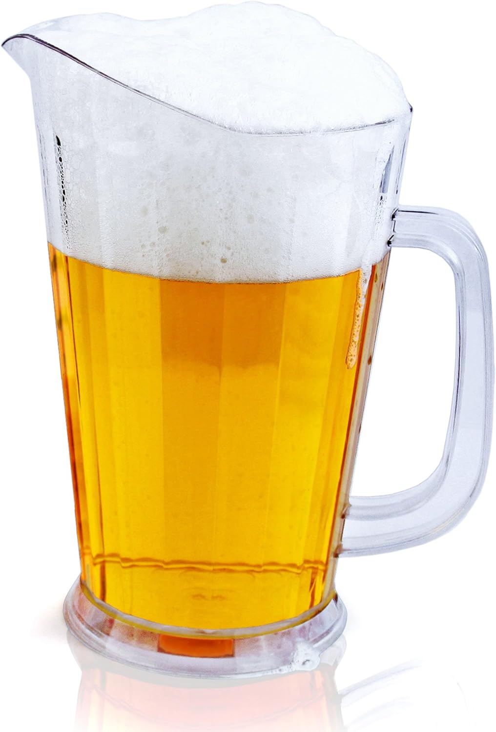 New Star Foodservice 46144 Polycarbonate Plastic Tapered Style Restaurant Water Pitcher, 60-Ounce, Clear