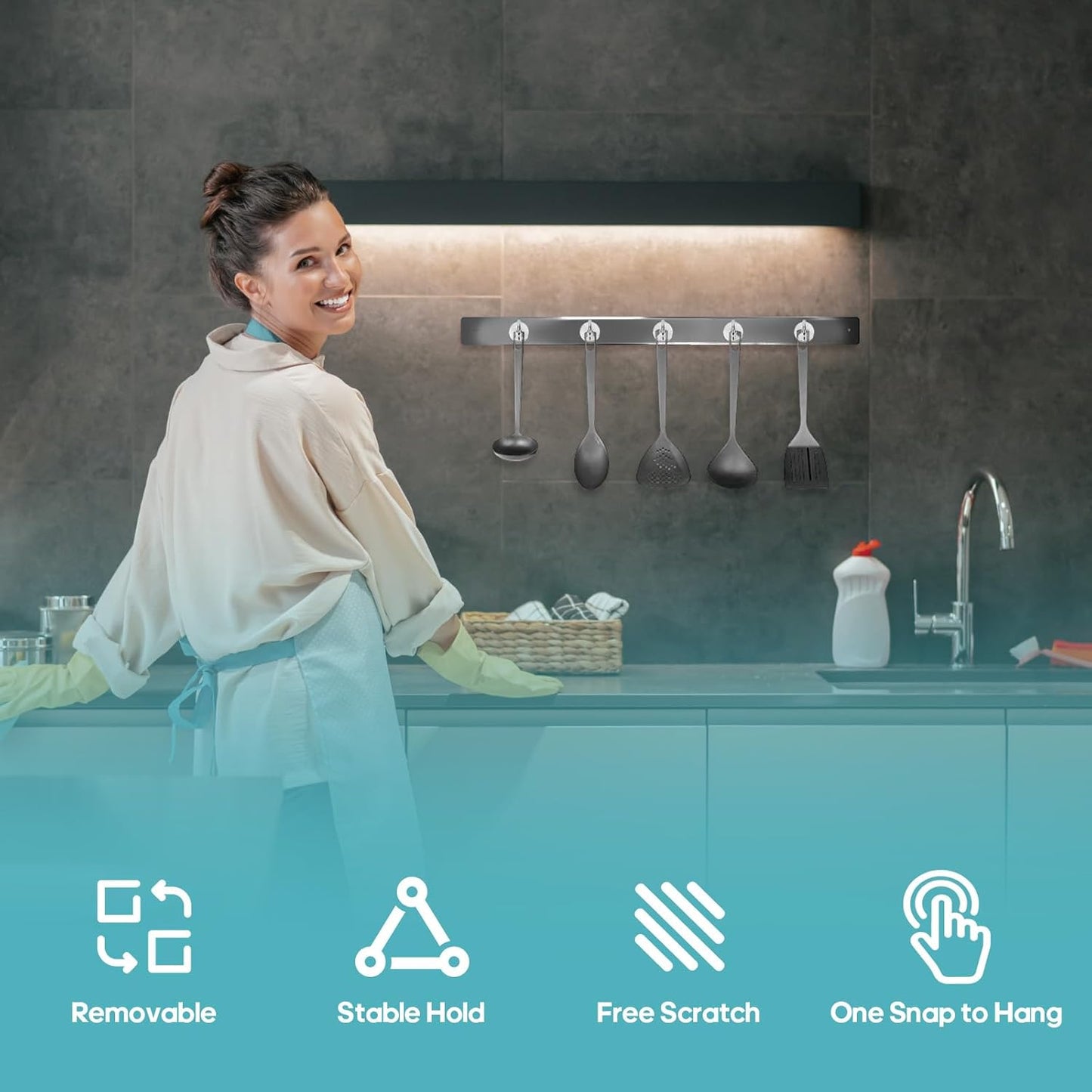 Neosmuk Magnetic Hooks, Cruise Ship Essentials, 40lb+ Heavy Duty Magnetic Hooks for Cruise Cabins, Refrigerator, Grill, Hanging, and Travel | Extra Strong Must-Haves Magnet Hook,Silver,Pack of 10