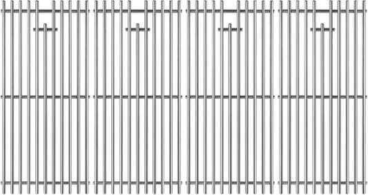 16517 Stainless Steel 4 Cooking Grid Grates Replacement for Bull Angus 47628 47629 Outlaw 26038 26039 69008 69009 65073 87049 Lion Premium L75000 Gas Grill 19-1/4"