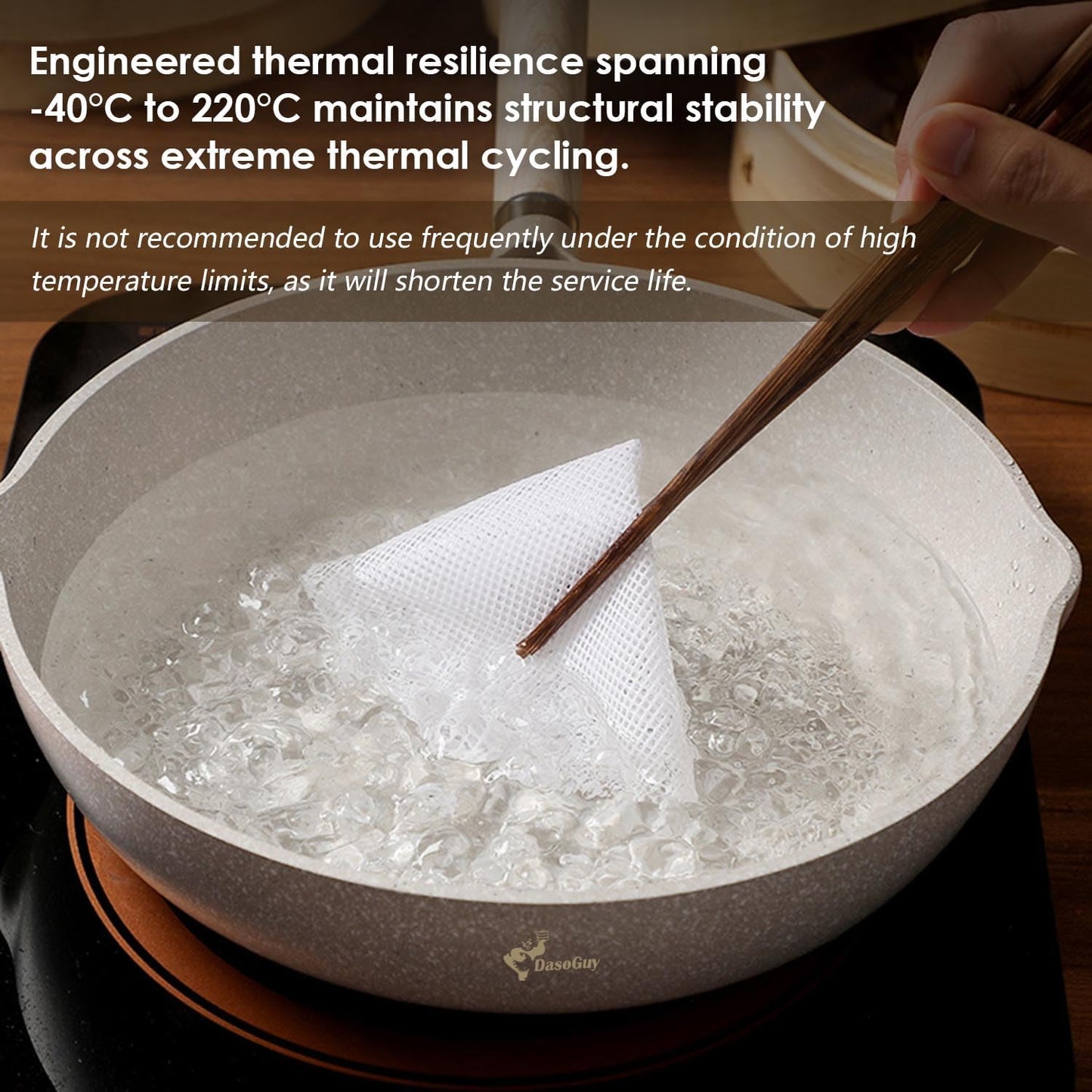 Bamboo Steamer Silicone Liners 10-Inch 6Pcs, BPA Free, Reusable & Non Stick for Food Steamer, Air Fryer, Steaming Dumpling Dim Sum Vegetable, Round Mesh Parchment Baking Sheet Paper