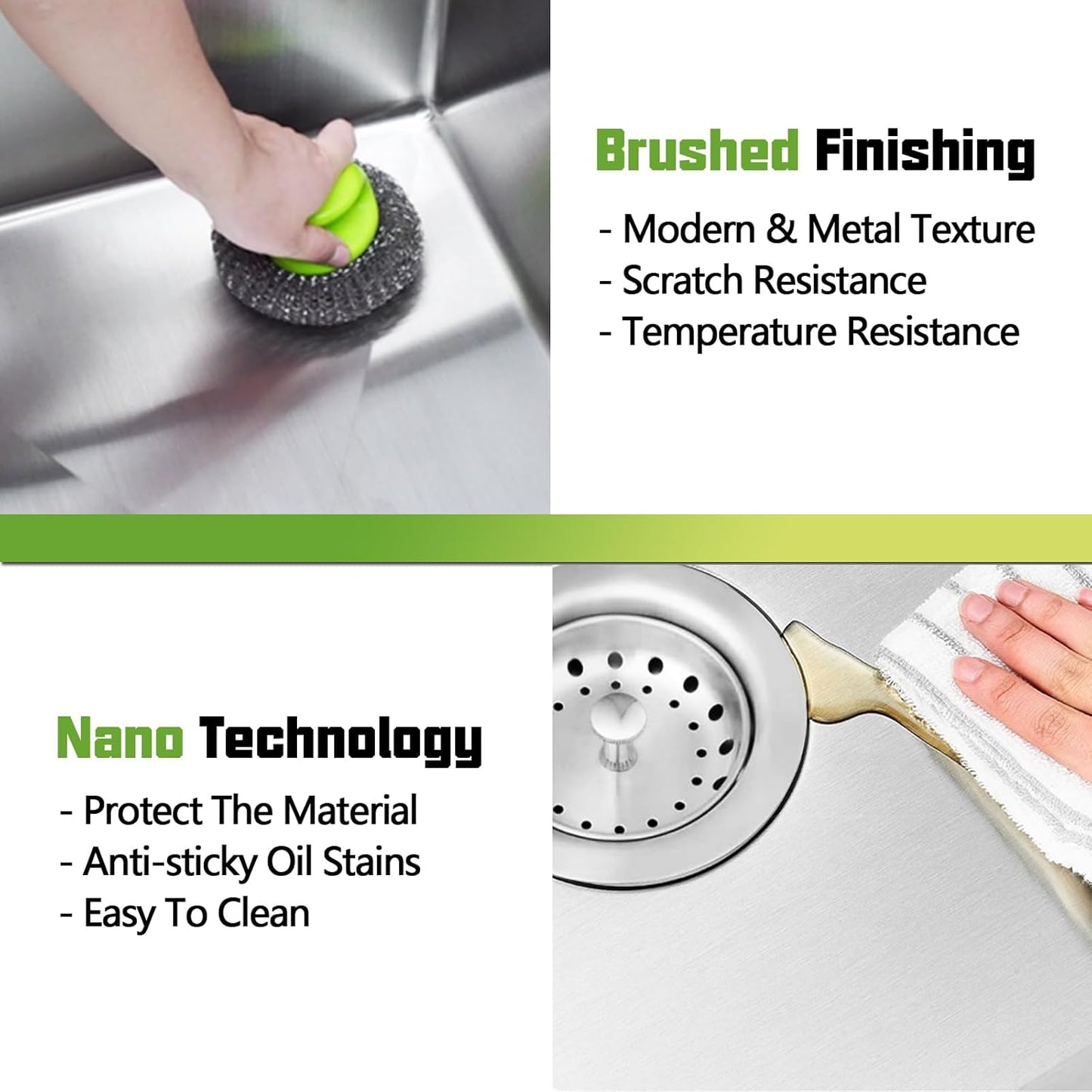 30x18 In Drop Inch Kitchen Sink-Stainless Steel Topmount Modern Single Bowl Kitchen Sink Come With Silicon Mat, Drain Strainer Set Offer Large Basin And Compatibility With Various Kitchen&Bar Style