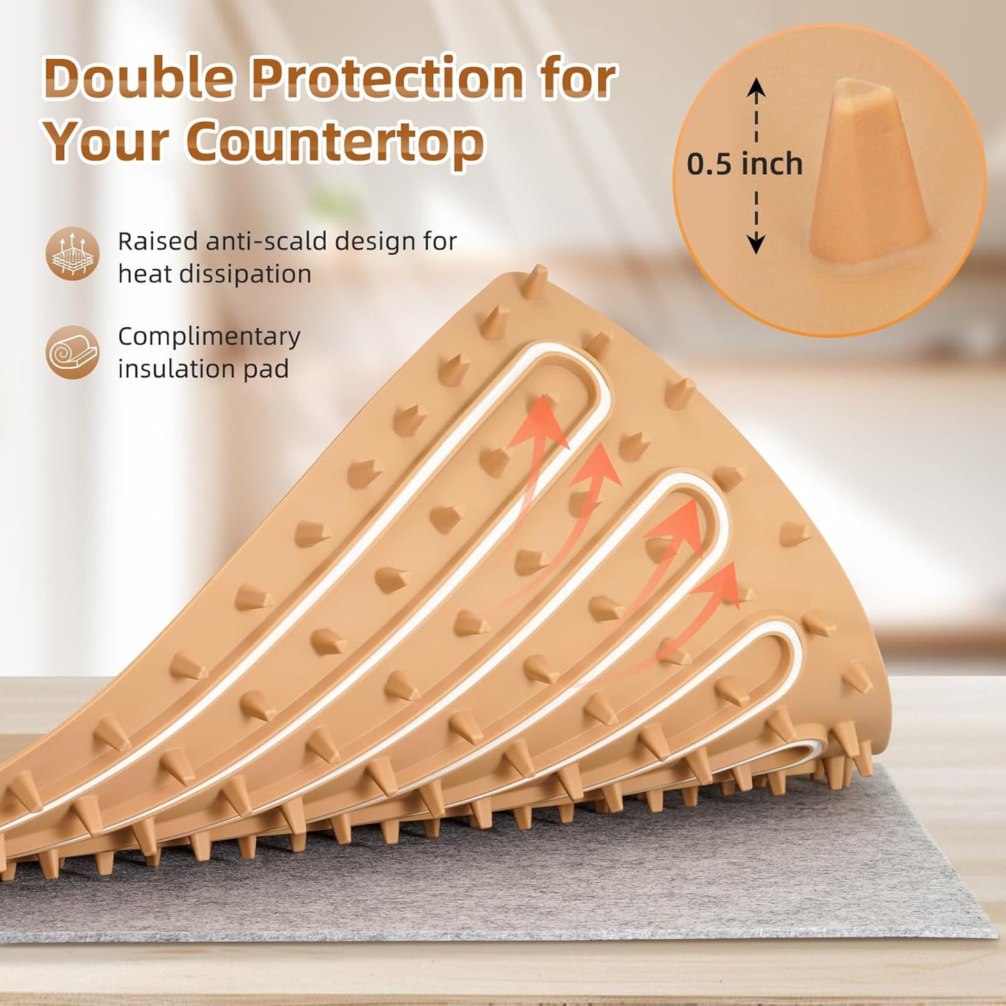 Electric Warming Tray with 7 Adjustable Temperatures, Hanging & Foldable Food Warmer Mat with Child Lock, 11 Timer Settings, Fast Heating Plate for Buffet, Paties, Family Gatherings, Holidays, Brown