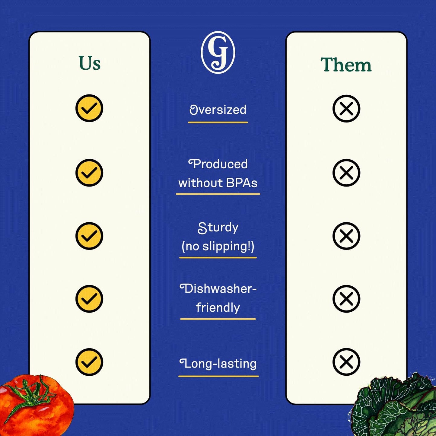 Great Jones Stir Crazy (Classic) | 3-Piece Stackable Ceramic Mixing Bowl Set | Dishwasher, Freezer & Microwave-Safe | Perfect for Baking, Serving & Mixing | Nesting Design for Easy Storage