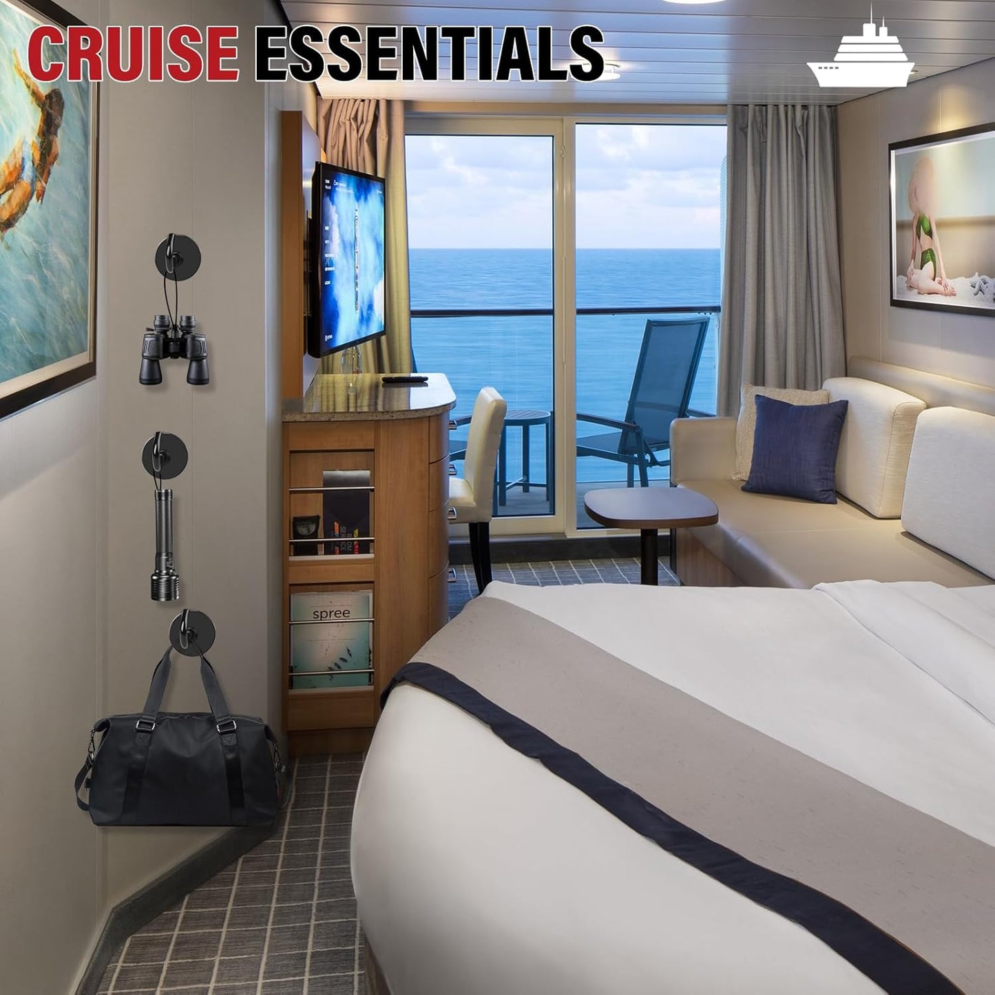 Magnetic Hooks, 150Lbs Black Heavy Duty Magnets Magnetic 2025 Cruise Cabins Ship Essentials Strong Magnet Hook for Classroom Home Refrigerator Door Fridge Camping Hanging 12 Pack