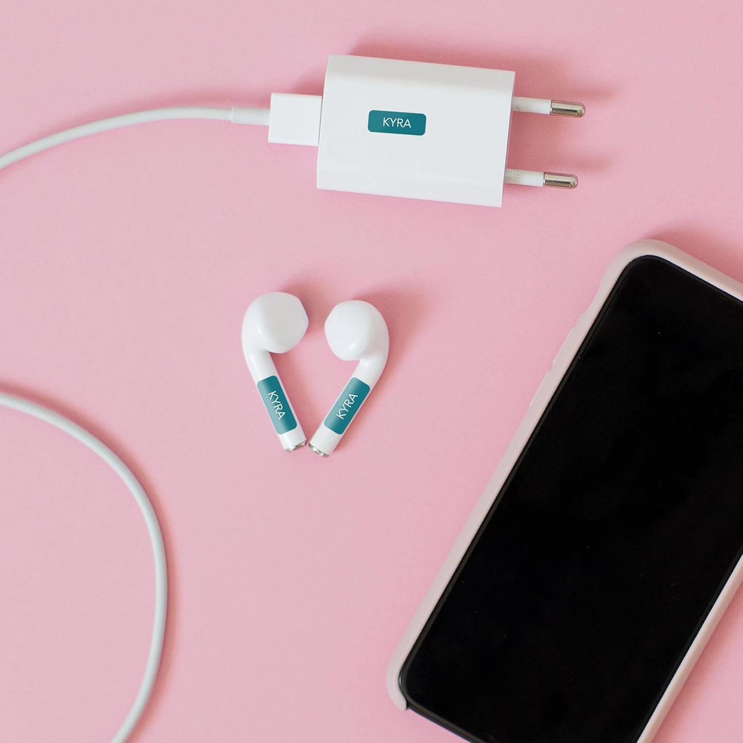 Personalized Name Labels (210 Labels) (0.63" × 0.24") Mini Custom Name Stickers - Waterproof Name Labels for Kids, Toddlers and Parents