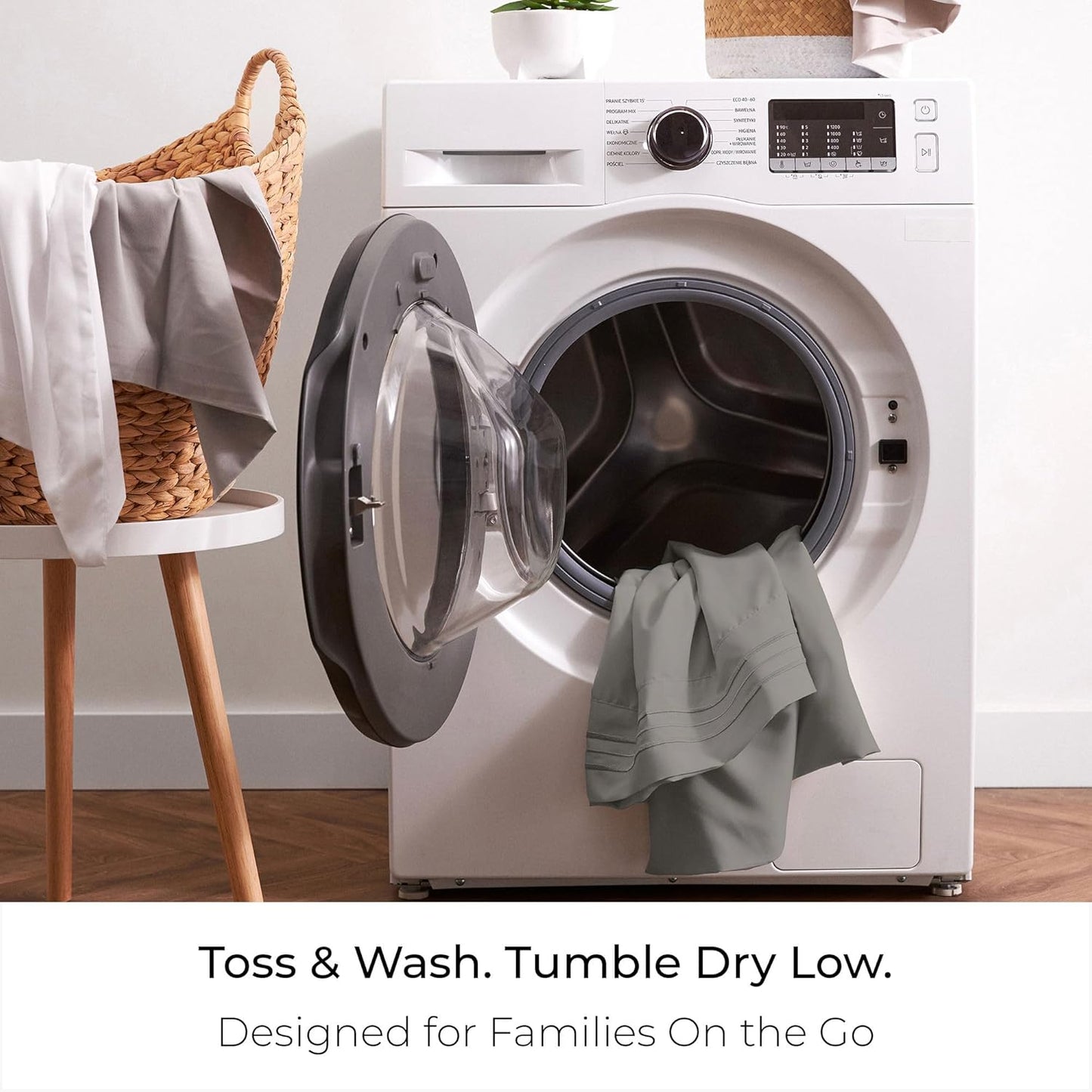 Mellanni California King Sheets Set - 4 PC Iconic Collection Bedding - Hotel Luxury, Extra Soft, Cooling Bed Sheets - Wrinkle, Fade, Stain Resistant (Cal King, Taupe)