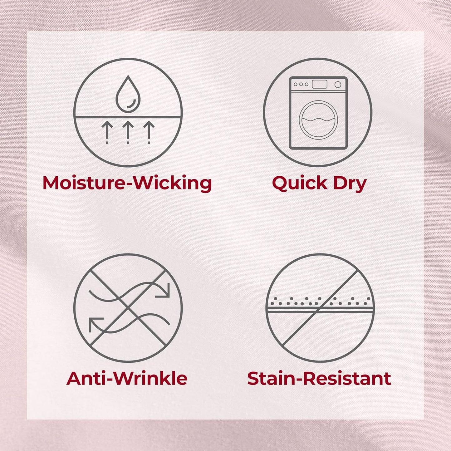 Mellanni Split King Sheets Set - 5 PC Iconic Collection Bedding - Hotel Luxury, Extra Soft, Cooling Bed Sheets - Wrinkle, Fade, Stain Resistant (Split King, Blush Pink)