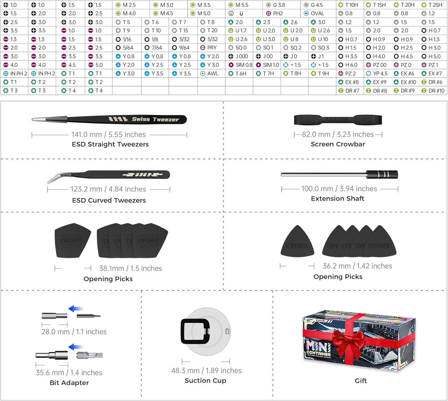 Precision Ratchet Screwdriver Set with Case, JAKEMY 180 in 1 Computer Screwdriver Tool, Compact Tool Set, Screwdriver Repair Kit for Laptop, iPhone, MacBook, PS5, Xbox, RC, Watch, Jewelry, Eyeglasses