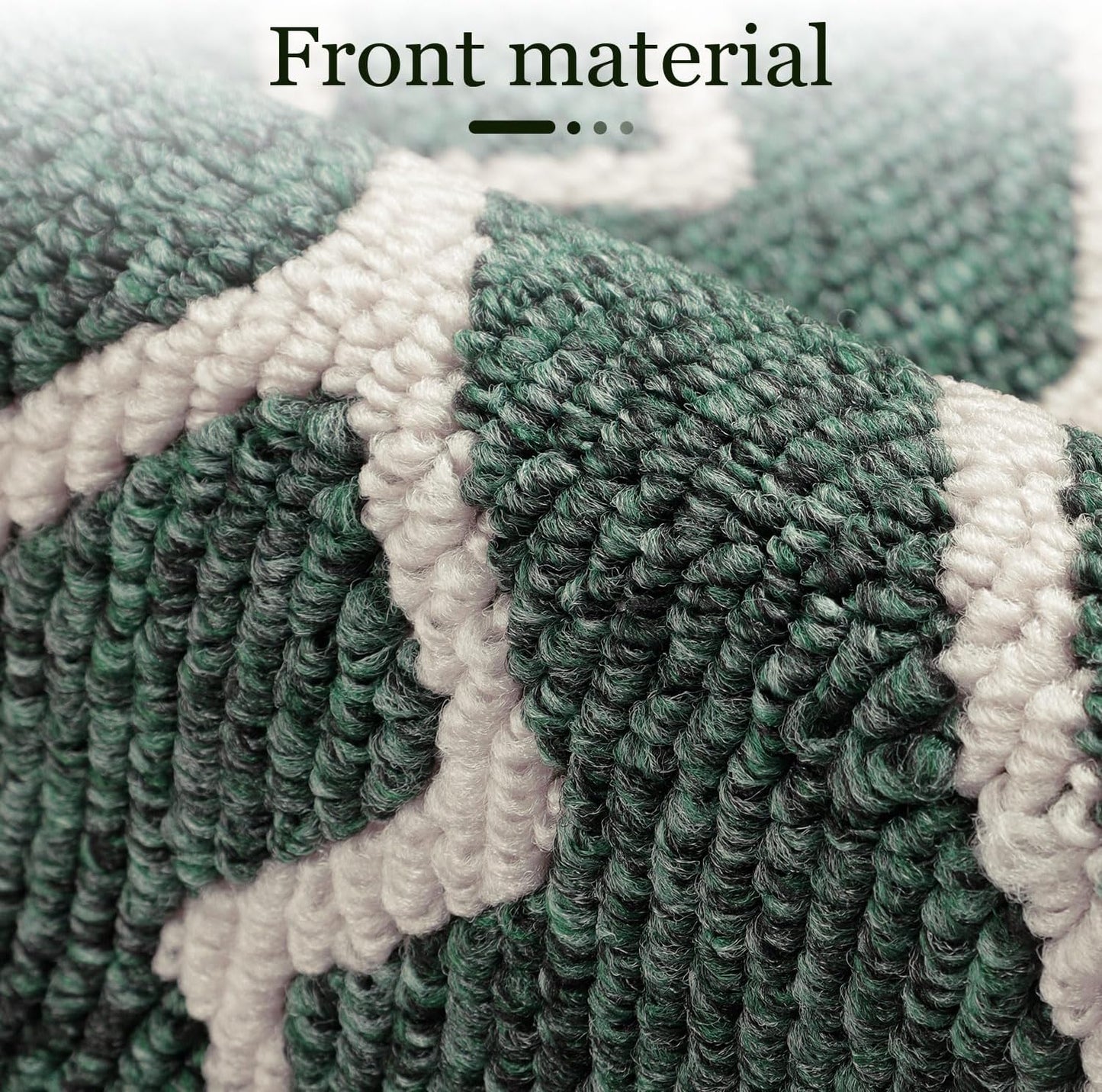 hicorfe Kitchen Rugs and Mats,Kitchen Mats for Floor,24"x35" Non Slip Runner Rug,Absorbent Resist Dirt Comfort Standing Mat Machine Washable for Entryway,Hallway,Front of Sink(Dark Green)