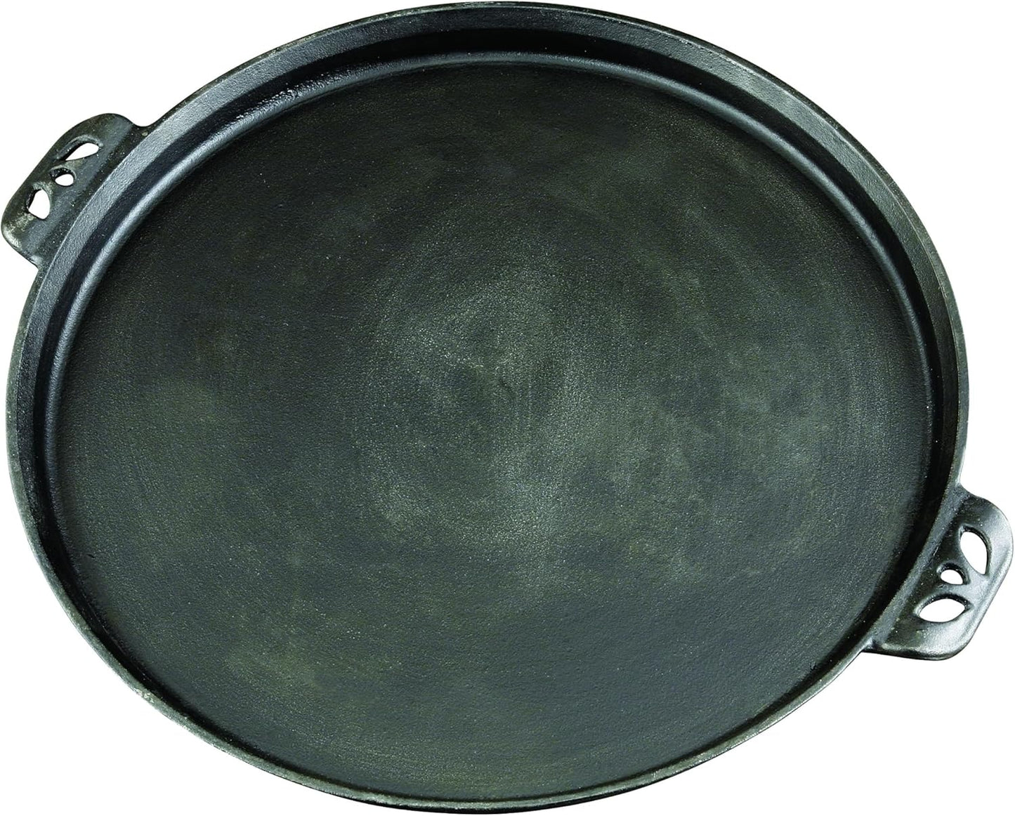 Camp Chef 14-Inch Cast Iron Pizza Pan, 14 inches, Black