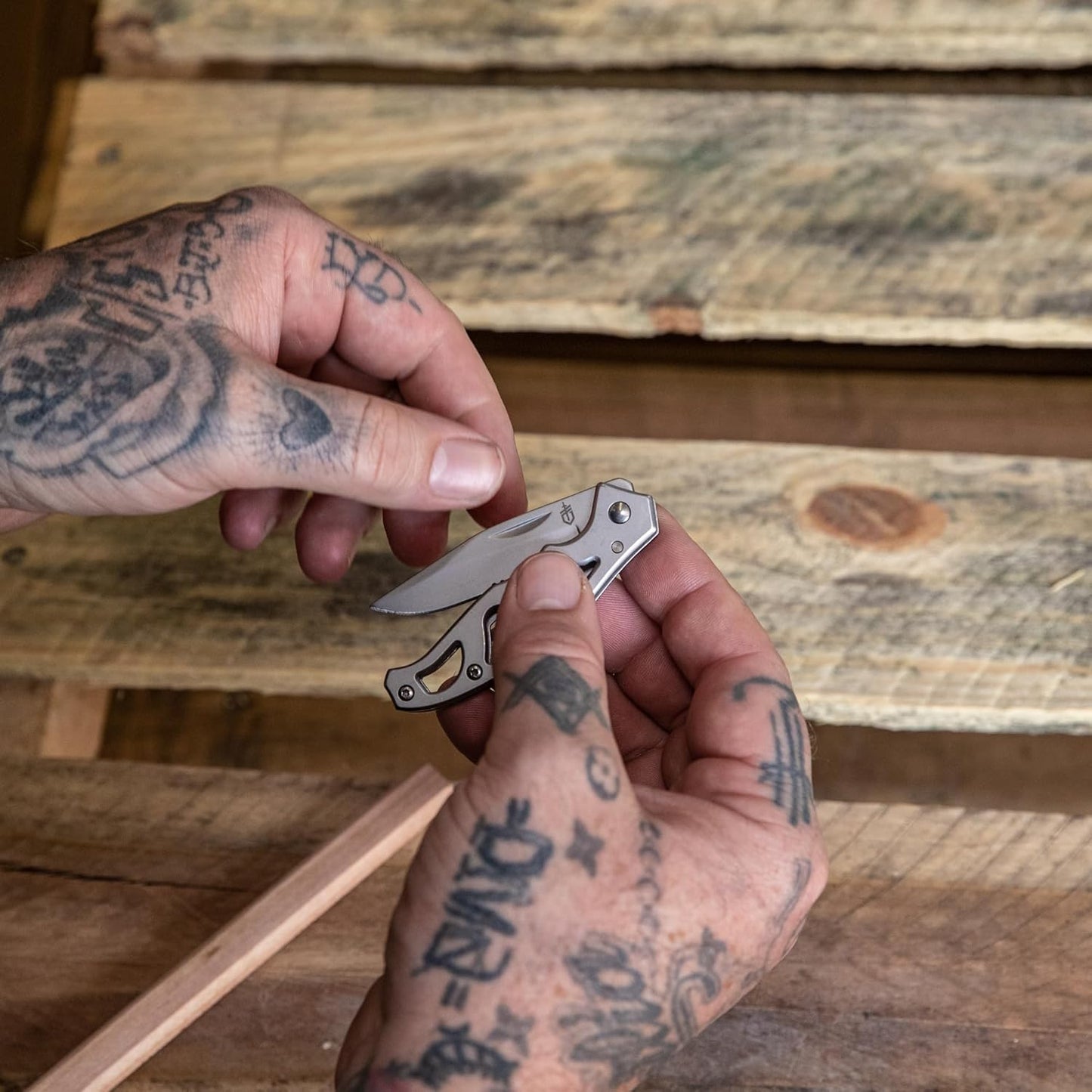 Gerber Gear Paraframe EDC Folding Pocket Knife with Safety Lock for Everyday Carry, Gifts for Men