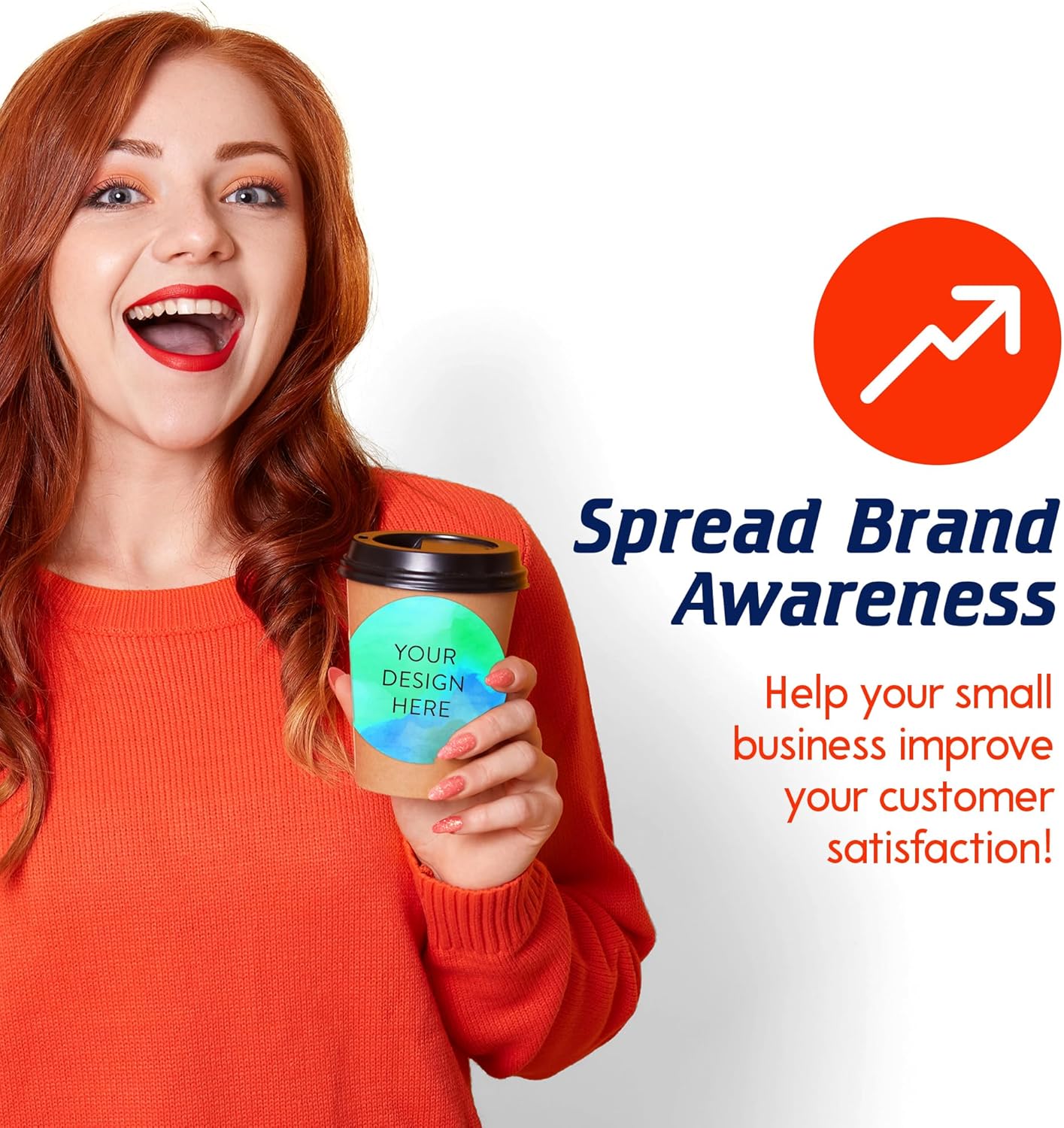 100 Custom Vinyl Stickers - Upload Your own Image, Text, Design, Logo - Personalized Logo Labels for Handmade, Packaging, Bottle, Jars, Candle, Brand Stickers (Blue Green, 5x5)