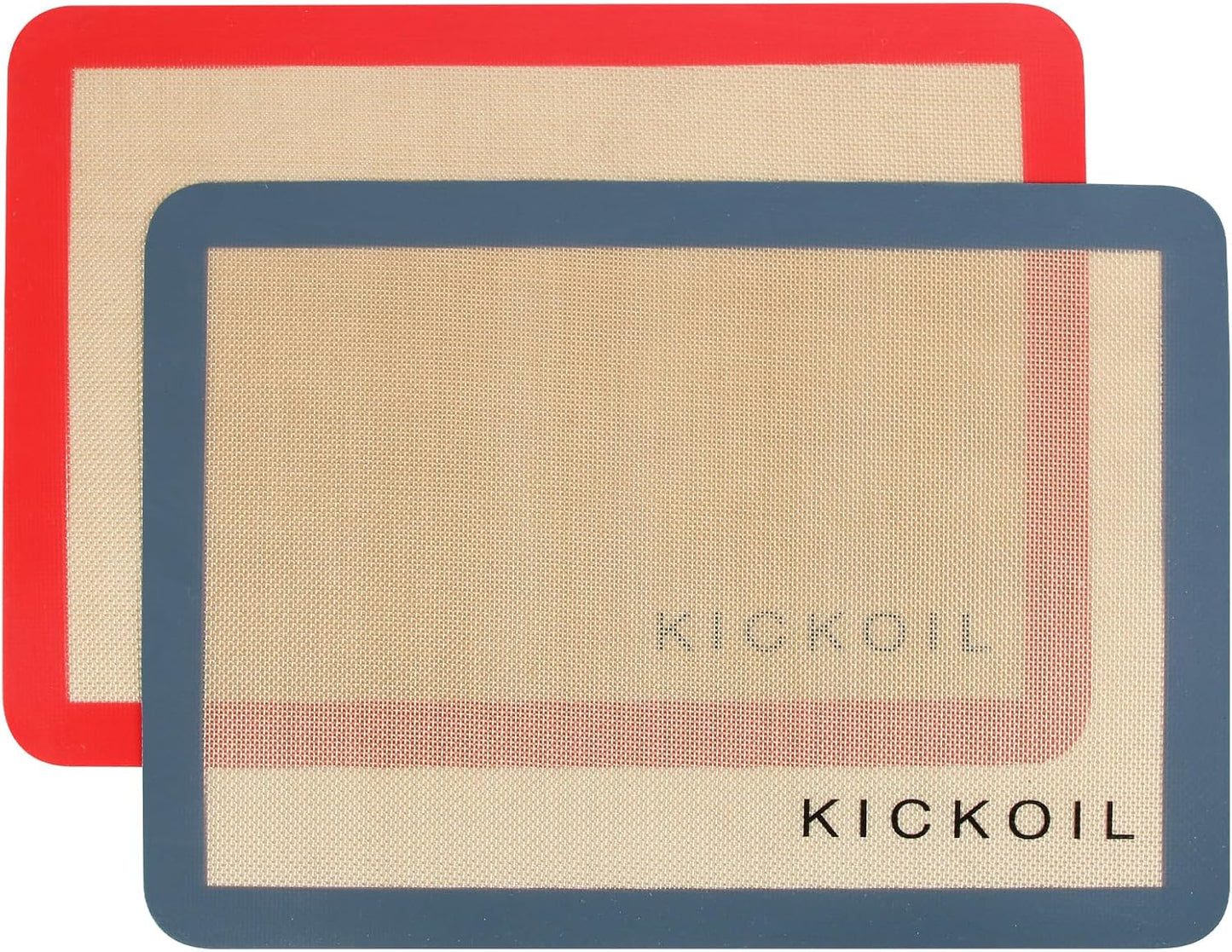 Silicone Baking Mat Half Sheet Non Stick Food Safe Baking Sheet for Oven - Replace Reusable Parchment Paper- Silicone Induction Cooktop Protector, Pan Liner 2 Pack,Cooking Essentials Gadgets