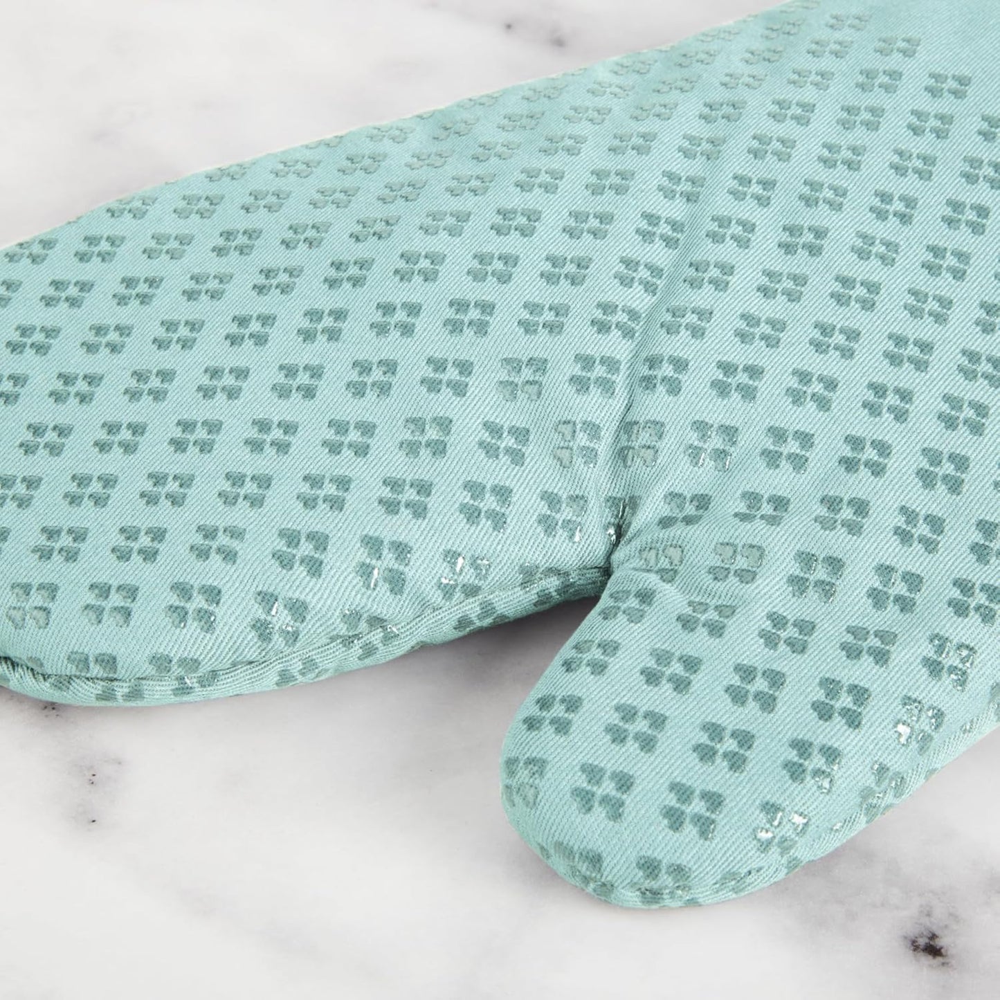 KitchenAid Asteroid Oven Mitt 2-Pack Set, Mineral Water Aqua, 7"x12.5"