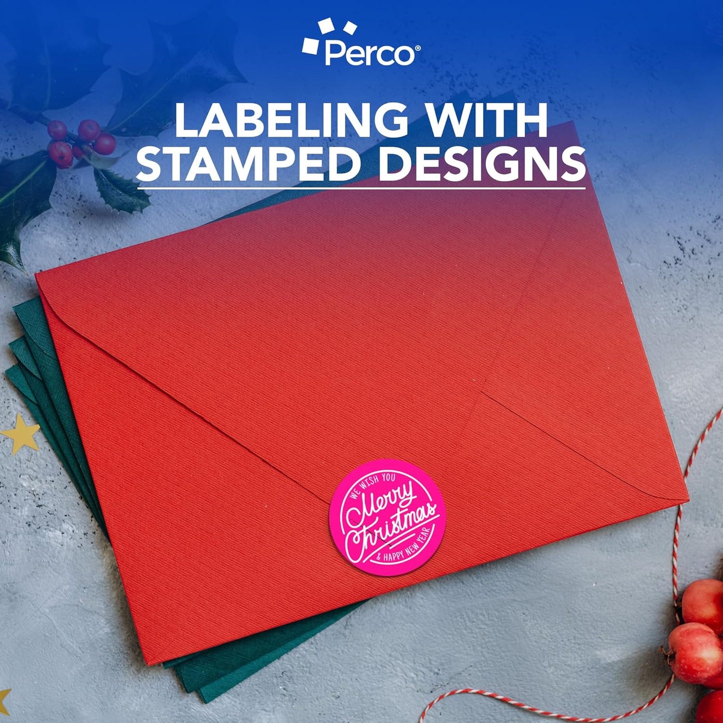 Perco Fluorescent Pink 3-Inch Round Circle Dot Sticker Labels with Easy Peel Perforation - 500 Labels per Roll - Strong Adhesion, Vibrant Colors for Organizing, Crafting & More - Made in USA