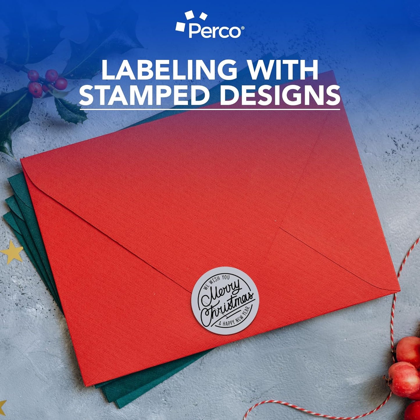 Perco Metallic Silver 3" Round Circle Dot Sticker Labels for Wedding Invitations - Multi-Roll Pack (3 Rolls, 500 Labels Each) - Permanent Adhesive, Vibrant Colors, Perforated for Easy Use, Made in USA