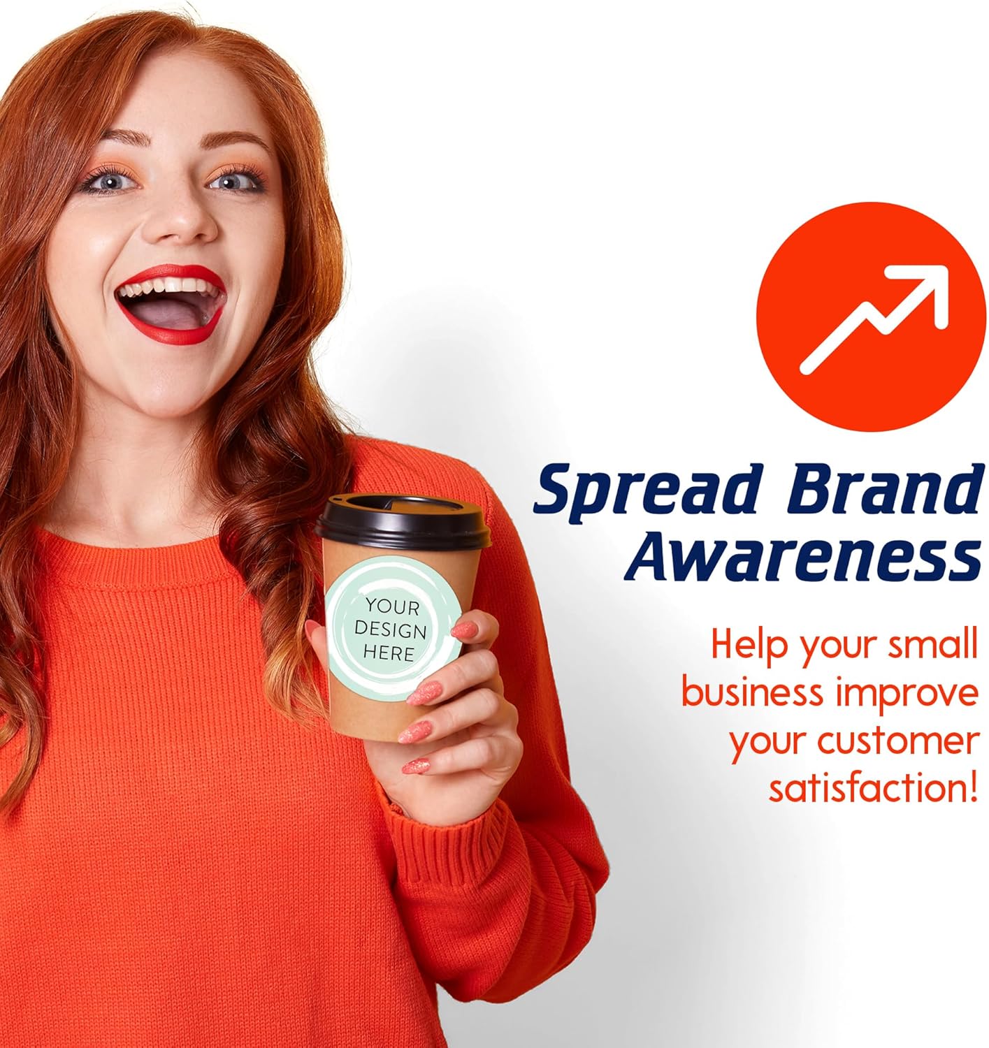 100 Custom Vinyl Stickers - Upload Your own Image, Text, Design, Logo - Personalized Logo Labels for Handmade, Packaging, Bottle, Jars, Candle, Brand Stickers (Mint, 4x4)