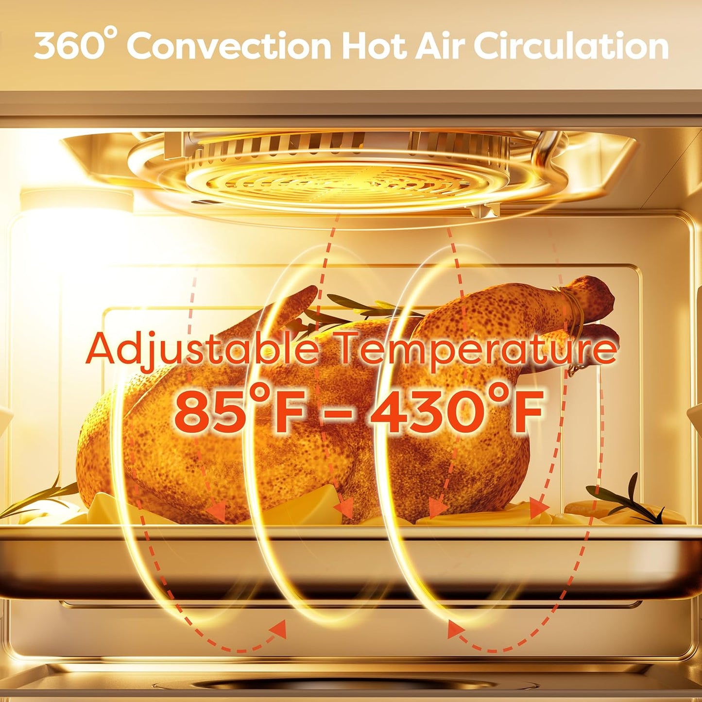 CIARRA Nosh Oven Pro 12-in-1 Countertop Steam Oven with Air Fryer, 25.4QT Steam Air Fryer Oven Combo, Convection Steam Oven Toaster with Rapid Steam, Bake, Steam Self-Clean, Dehydrate, Ferment, White