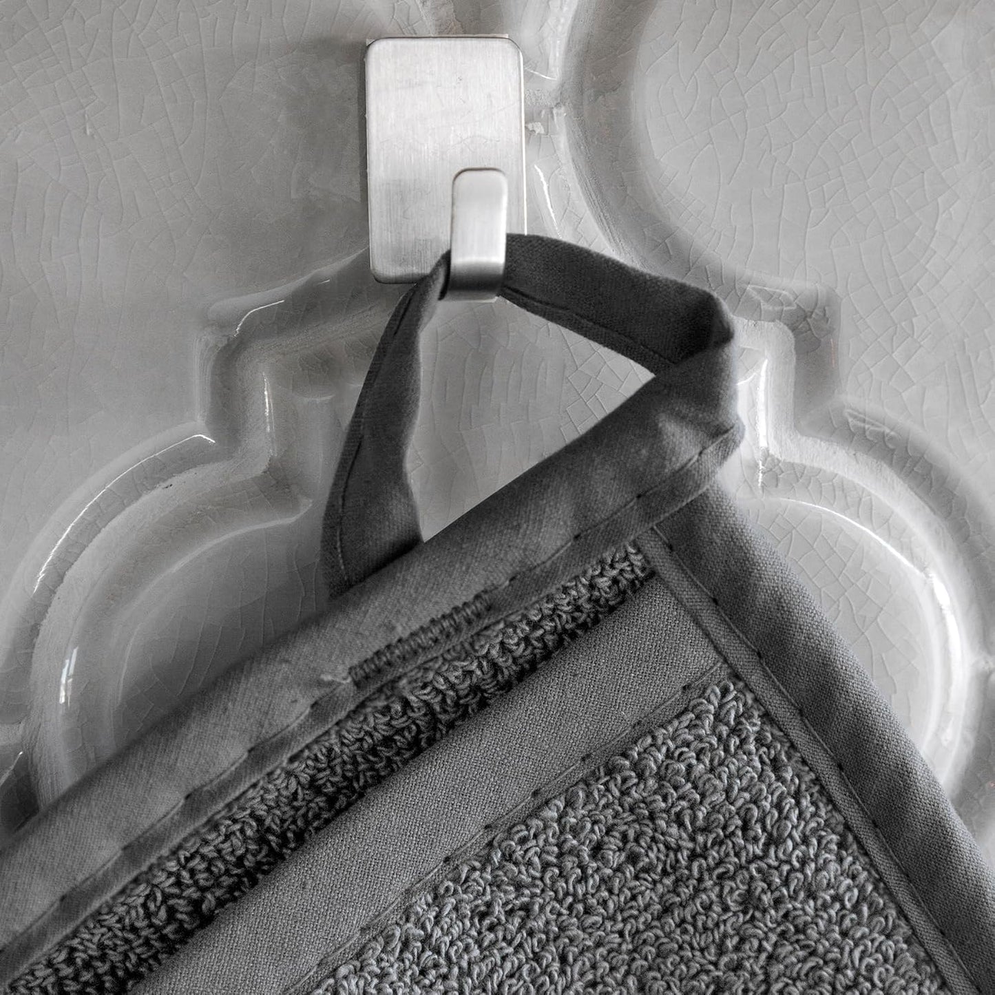 RITZ Terry Pocket Mitt & Hot Pad: Unparalleled Heat Resistant, Durable 100% Cotton,Ergonomically Designed for Optimal Grip, Easy-Care Machine Washable 2-Pack,Graphite