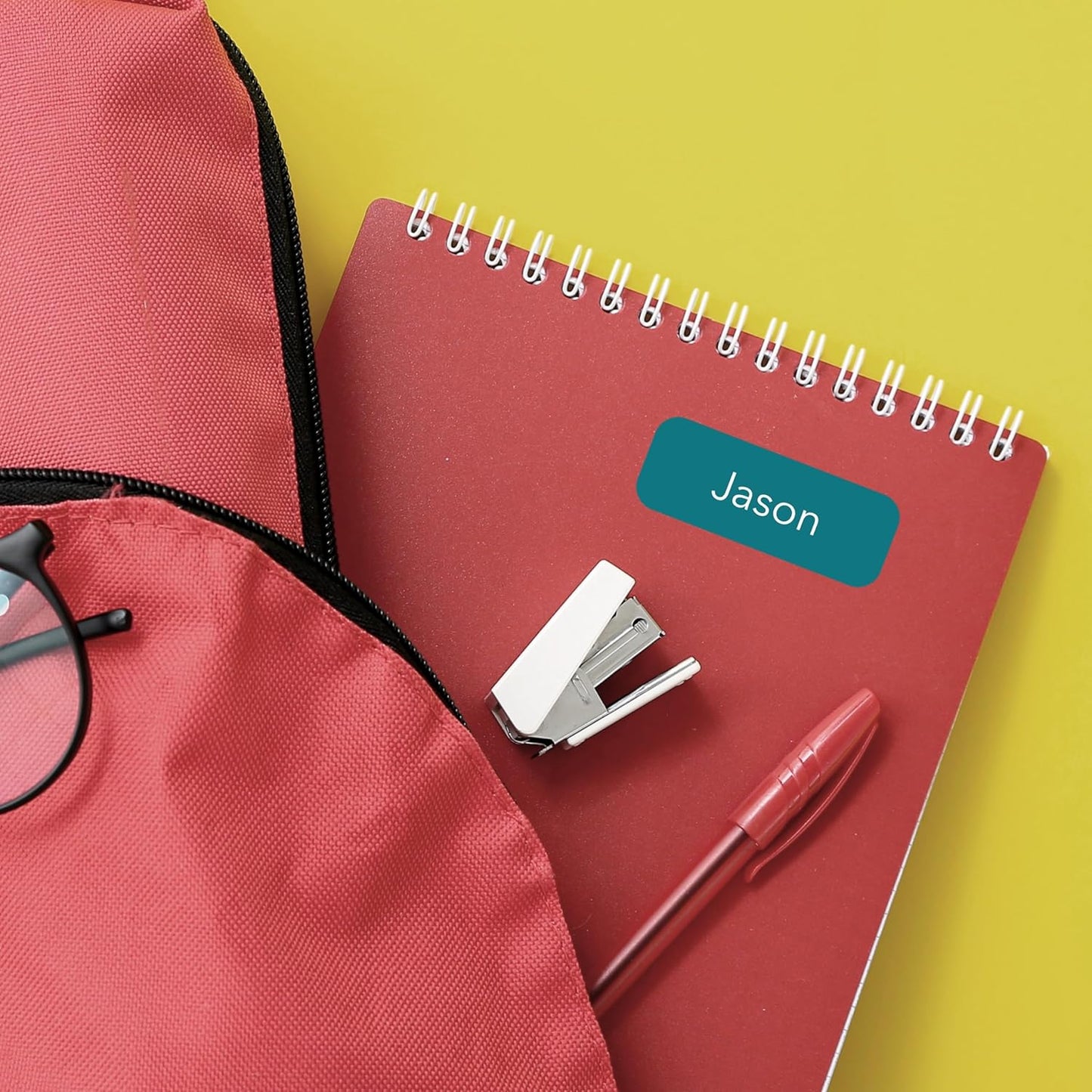 Personalized Labels (45 Labels) (1.6" 0.6") Medium Custom Name Stickers - Waterproof for Kids, Toddlers and Parents