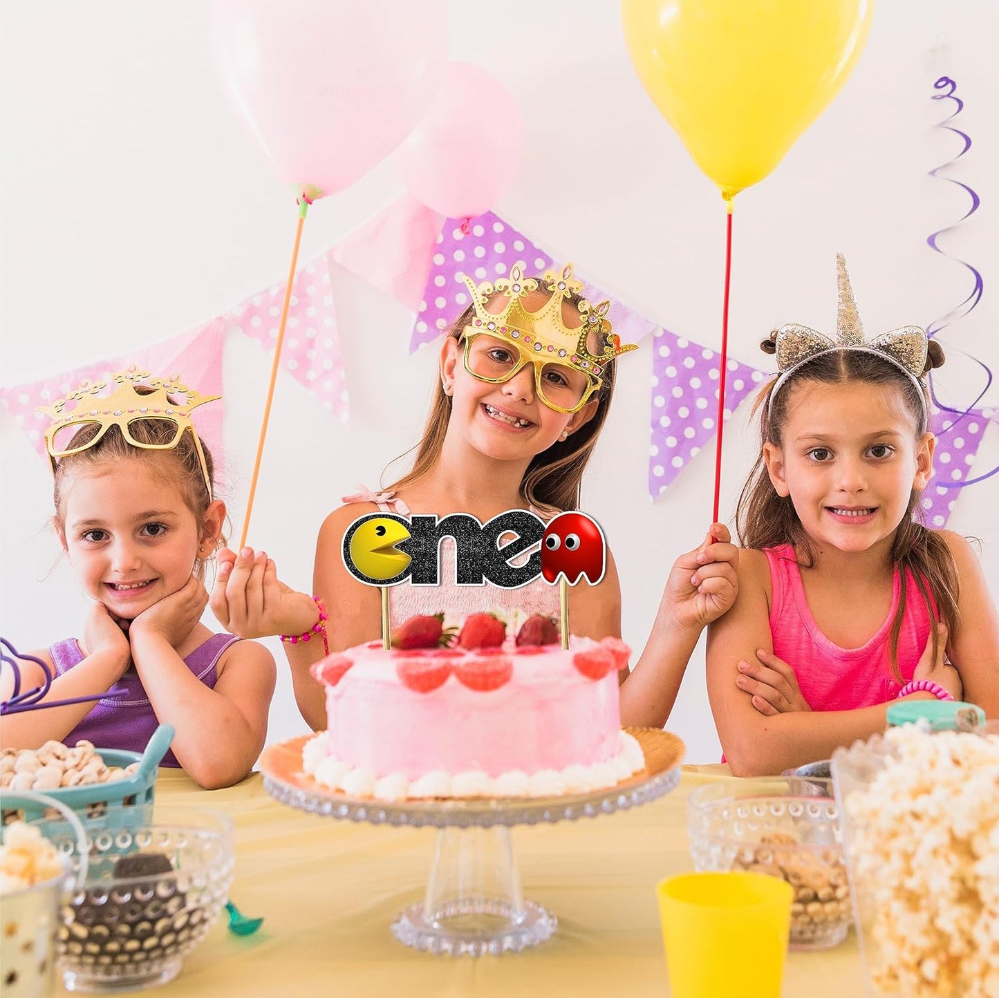 Seyal® Pacmn Ghost One Cake Topper