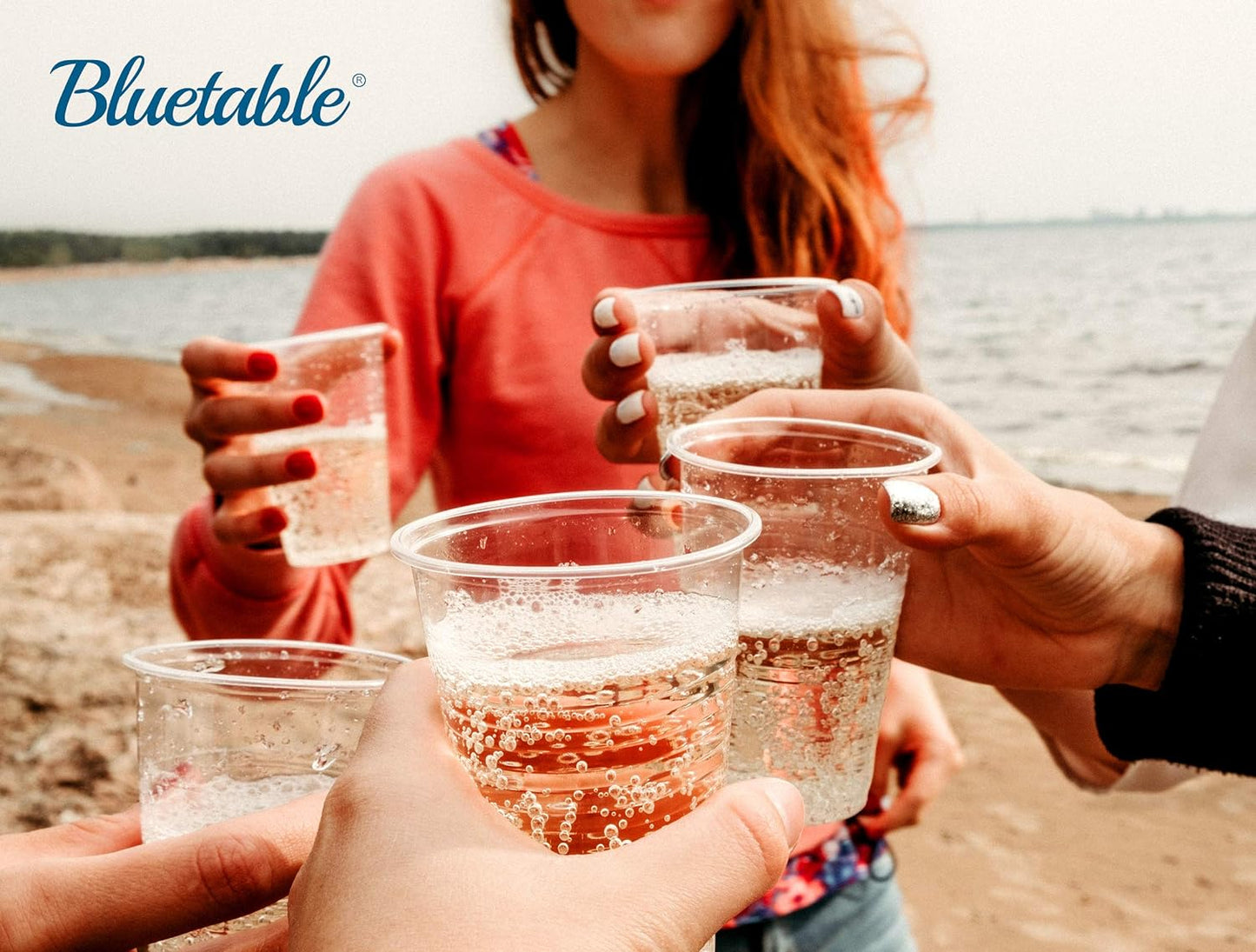 Plastic Cups Bulk Disposable Clear Cup 7 oz - (1200 Count) BPA-Free - Good For Cold Drinks, Party Cup, Water Cooler Dispenser, Transparent Cups for Water, Juice, Ice Tea, Soda [1200 Pack/Case]