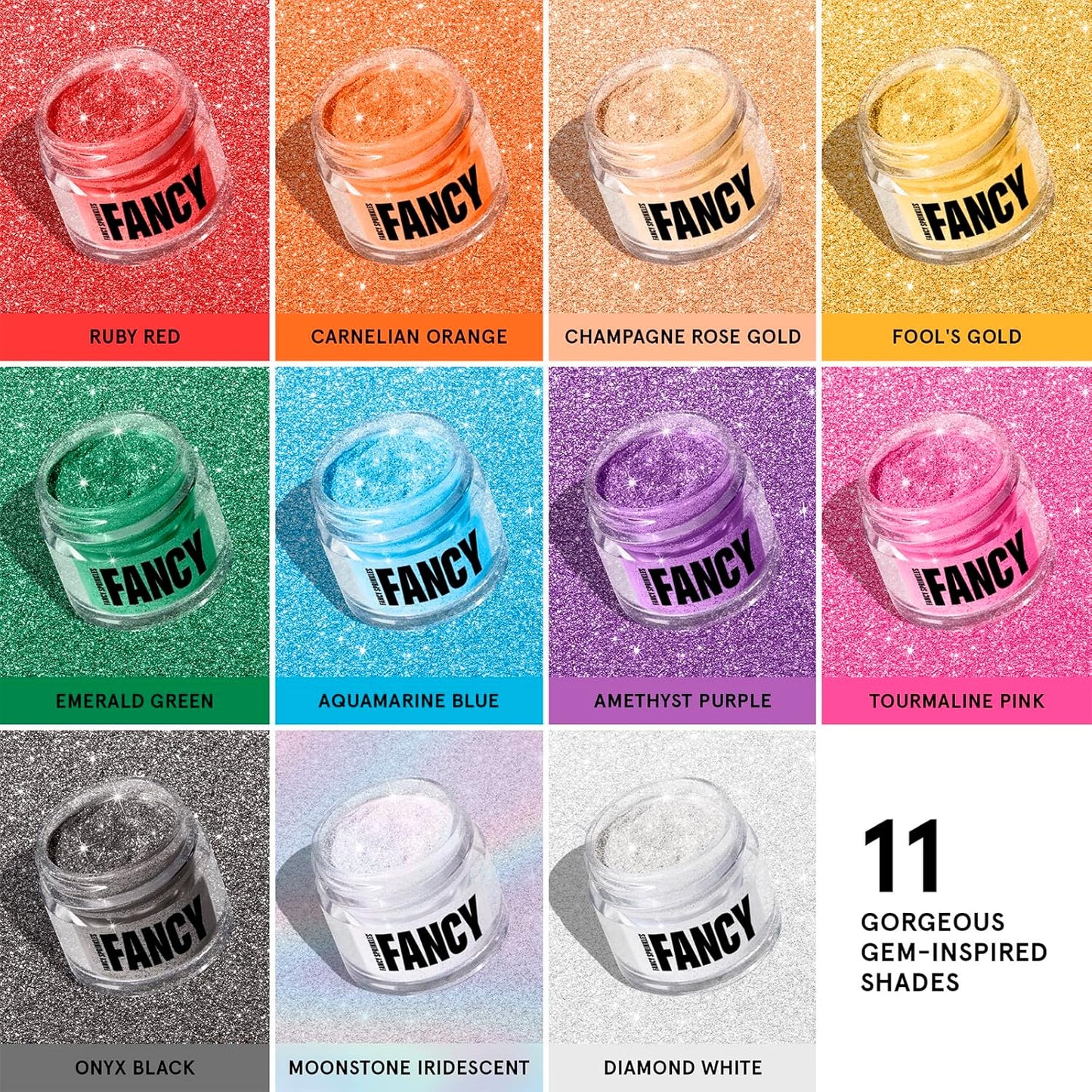 Fancy Sprinkles Ruby Red Premium Edible Glitter, 100% Edible Glitter for Sparkling Food & Drinks No Taste or Texture (4gm)