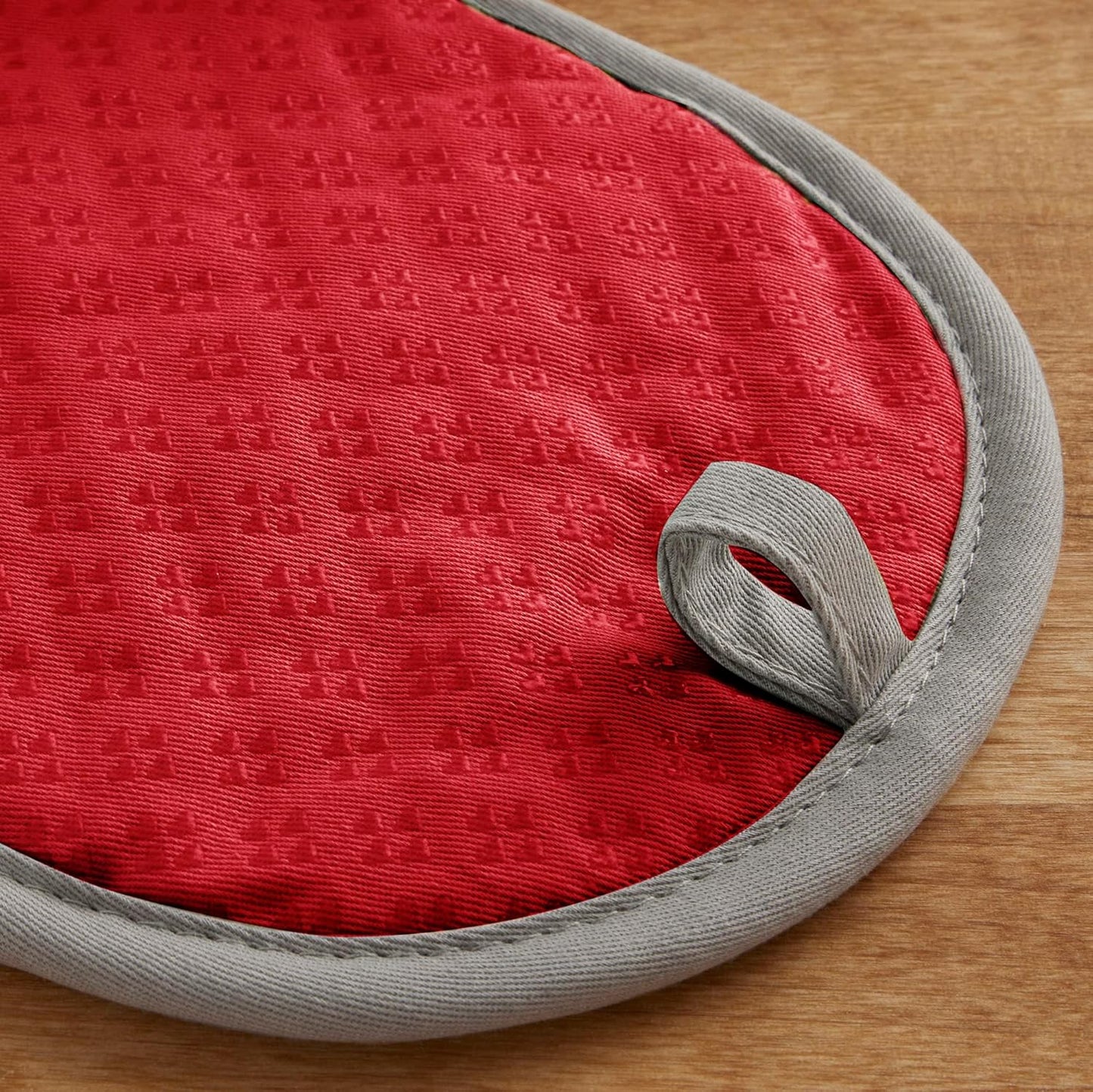 KitchenAid Asteroid Pot Holder 2-Pack Set, Fire Red, 6.5"x10"