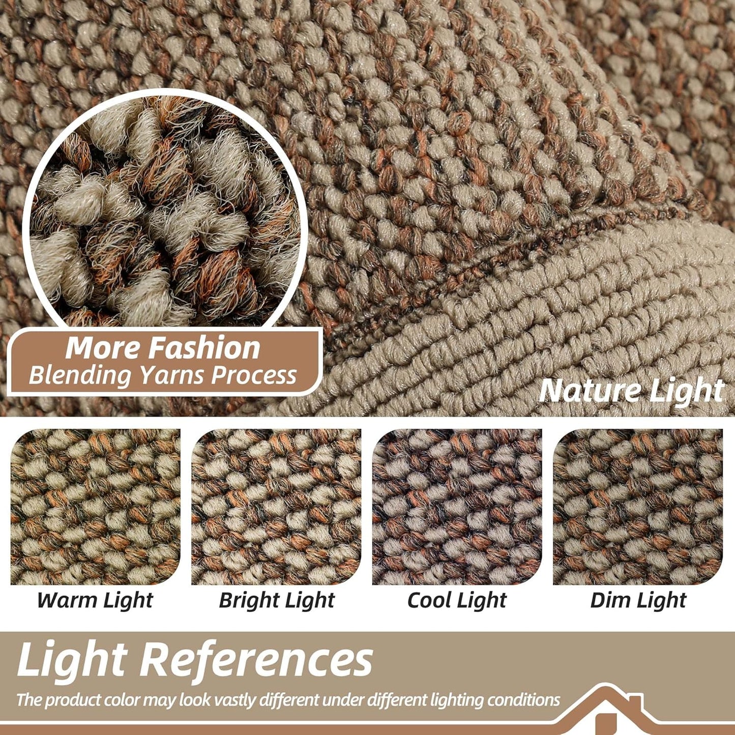 BEQHAUSE Indoor Door Mat 32" x 48", Dirt Trapper Door Mats Non-Slip Entryway Rugs Washable, Resist Dirt Absorbent Welcome Mat, Low Profile Floor Mats for Front Back Door and Entryway, Taupe