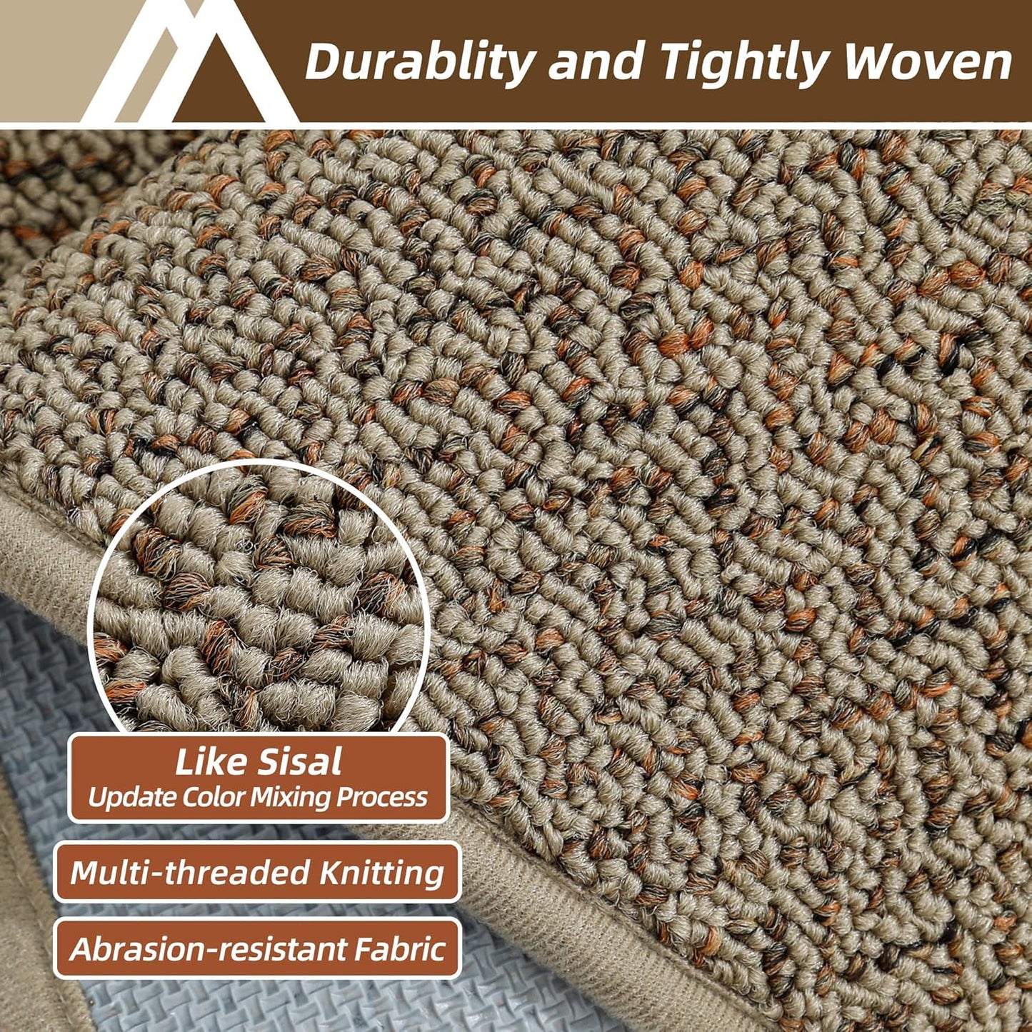 COSY HOMEER-Door-Mat 24"x36" Non Slip Absorbent Entryway Rugs Dirt Trapper Doormats Washable Entrance Mats Low Pile Welcome Floor Mat for Front Back Door and Entry Mats,Taupe